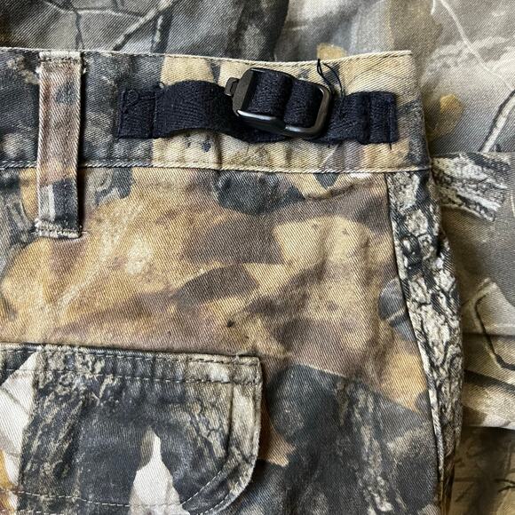 Outfitters Ridge Realtree Hardwoods Camouflage Camo Cargo Pants XL Hunt 40 x 32 - Picture 7 of 11